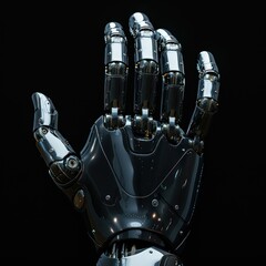 robot arm should with a smooth surface and reflective