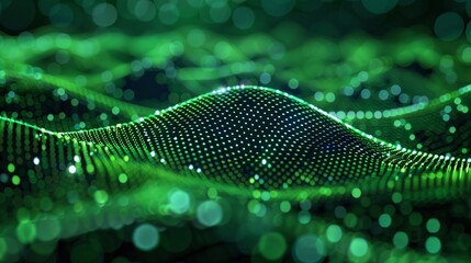 A sea of binary data. Coding sequences in big data. Data field, coding language, data security, encoding, digital information. Three-dimensional visualization of online technology.