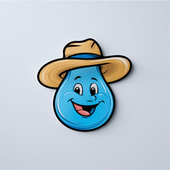 Fototapeta premium 3d render illustration of a cartoon wave