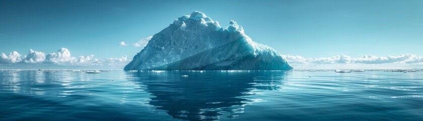 The visible portion of the iceberg.