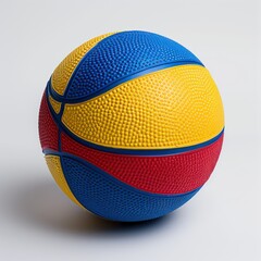 basketball tricolors on white background