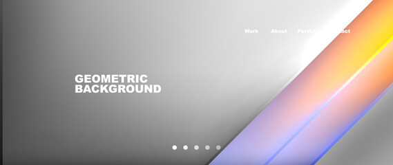 A geometric background with a rainbow of colors, resembling Automotive lighting, using Electric blue, Magenta hues. Perfect for Automotive design or Macro photography enthusiasts