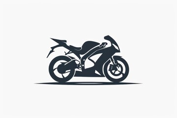 Obraz premium motorcycle logo design on white background