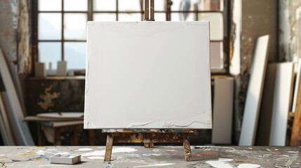 Realism meets professionalism in the simplicity of a blank canvas.