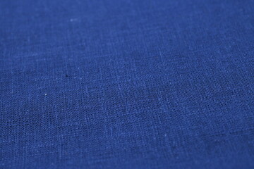 blue hemp viscose natural fabric cloth color, sackcloth rough texture of textile fashion abstract...