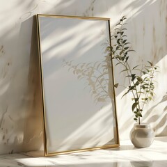 golden luxury ornamental frame