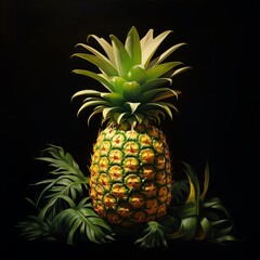 pineapple, tropical pineapple