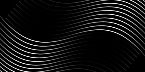3D techno abstract background overlap layer on dark space with glowing white circles shape decoration. Modern graphic design element lines style concept for banner, flyer, card modern
