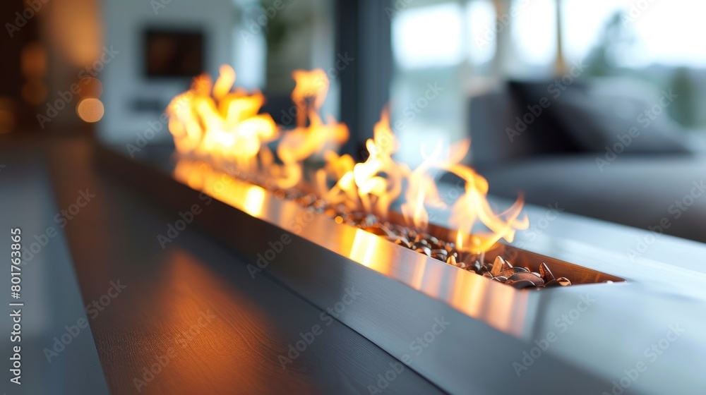 Aufkleber the minimalist mantel design allows the focus to be on the mesmerizing flames creating a calming and