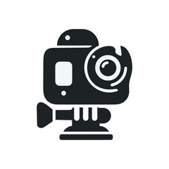 Fototapeta premium Action Camera icon design