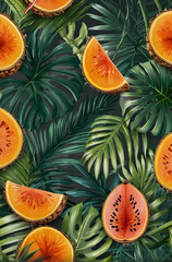 tropical theme background
