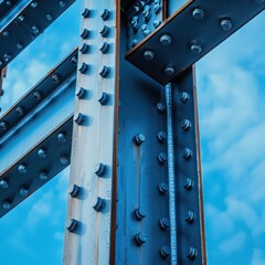 steel structure, metal strength and efficiency construction