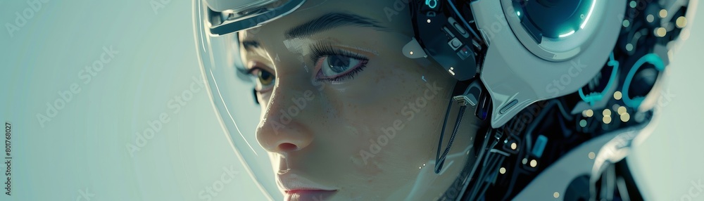 Poster humanoid robots with artificial intelligence capabilities are becoming increasingly advanced.