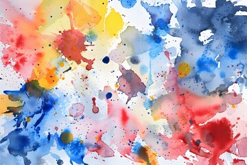 Vibrant Watercolor Texture Ideal for Abstract Backgrounds and Designs