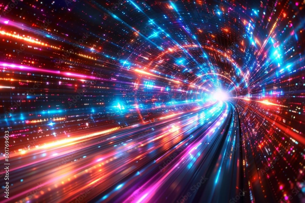 Poster the digital world is rapidly evolving with high-speed data transfer, ultra-fast broadband connection
