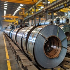 steel coils, industrial grade metal rolls