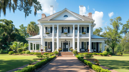 pavilion in the garden. Southern Comfort: Discover the Allure of a Designer Southern Home