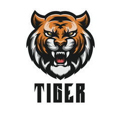 Tiger Mascot Logo Illustrator