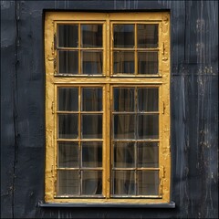 luxury black and Gold Window