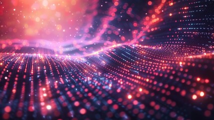 Create a mesmerizing multicolored  fractal pattern for a tech-themed abstract wallpaper.