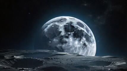 Moonlight on Earth conceptual image