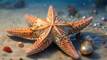 Image of starfish in ocean