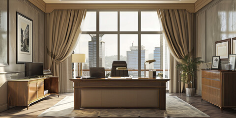 Luxury office and working room in executive office
