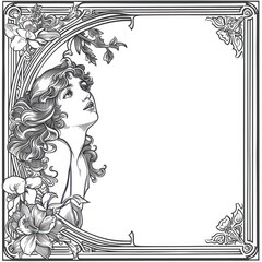 Decorative Frame Hand Drawn Art