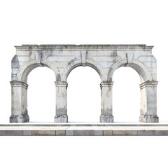 marble aqueduct on a white background