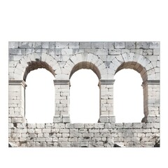 marble aqueduct on a white background