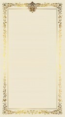 plain rectangular golden minimal pattern borders 