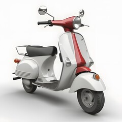 scooter isolated on white