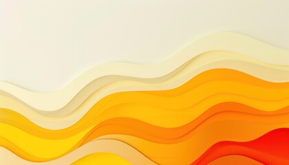 Fototapeta premium yellow and orange gradients on light grey background