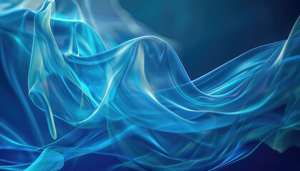 abstract blue background with waves