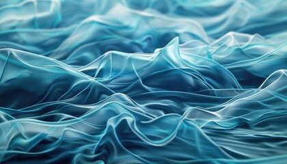 Obraz premium abstract blue background with waves