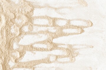 Beige sand texture background, design space