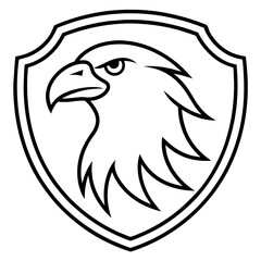 Obraz premium Eagle head logo icon
