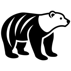 Polar bear vector icon illustration