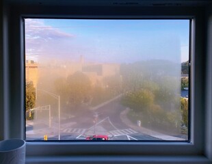 foggy window