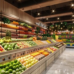 Fototapeta premium boutique fruit shop quality supermarket