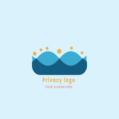 Simple Security logo vector illustration