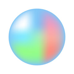 gradient circles for cover design abstract geometric on a white