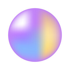 gradient circles for cover design abstract geometric on a white background