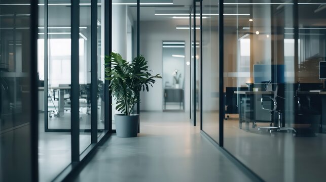 office environment, minimal neutral background