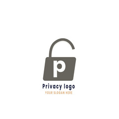 Simple Security logo vector illustration