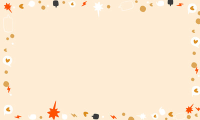 Fototapeta premium flat valentine's day background desisgn