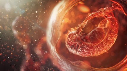 High-Resolution 3D Rendering of Human Embryo in the Early Stages of Development