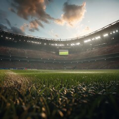 field view of a football stadium