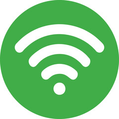 Wifi, wireless, internet signal icon logo template