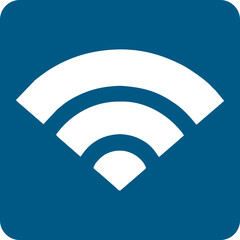 Wifi, wireless, internet signal icon logo template